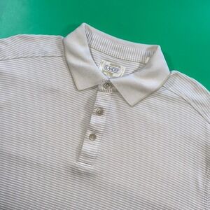 Islander Men's Polo Shirt‎ XL Striped Short Sleeve Casual Golf Preppy
